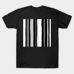 Striped black and white pattern T-Shirt